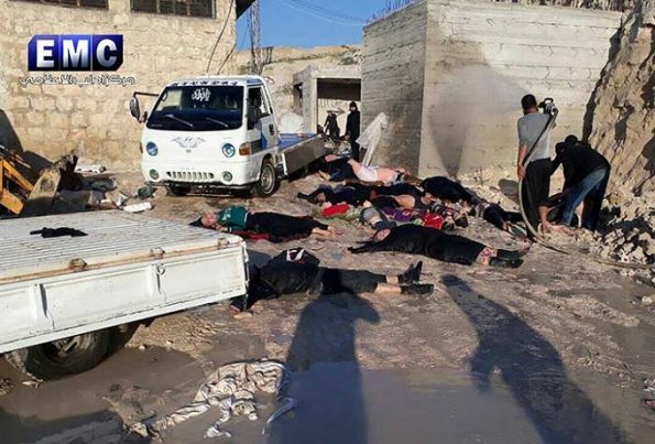 El Observatorio Sirio de Derechos Humanos acusa al régimen de Bashar al Assad y a las fuerzas rusas de lanzar un ataque con gas tóxico en la localidad de Khan Sheikhoun