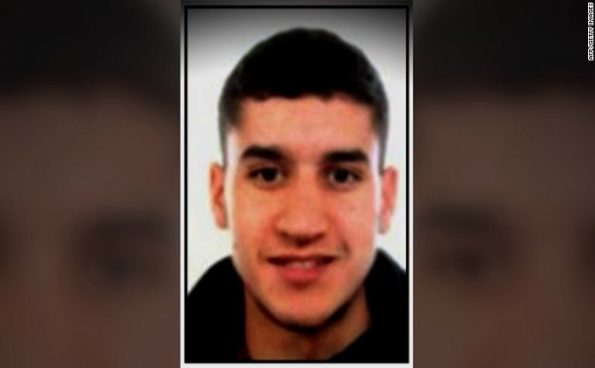 Younes Abouyaaqoub, sospechoso del atentado en Barcelona.