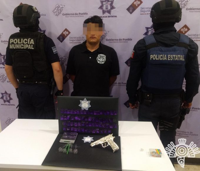 SSP detiene a un narcomenudista en Tehuacán; vendía cristal