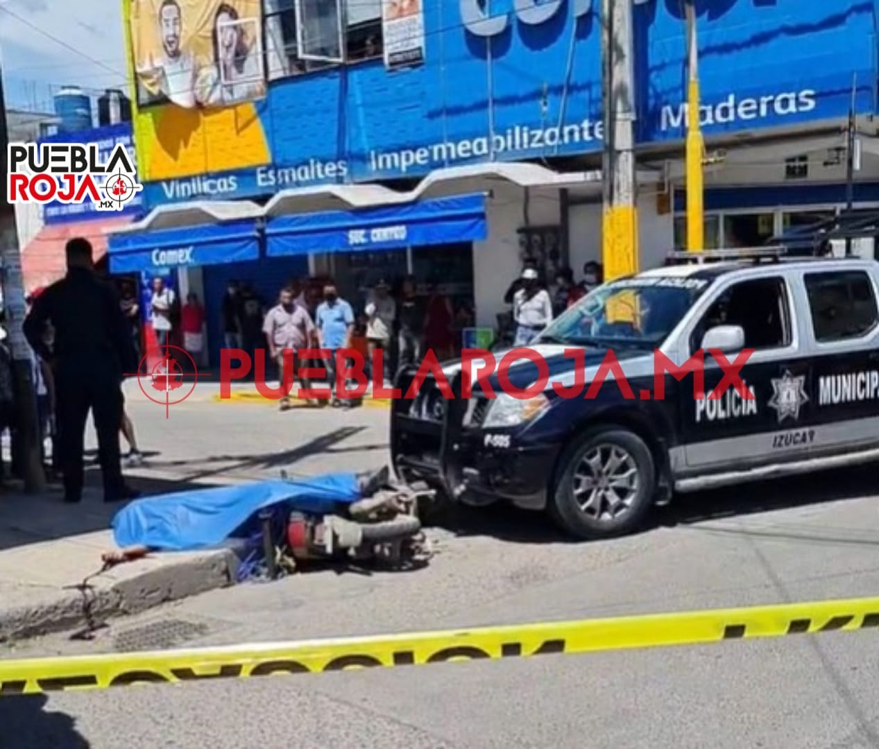 Patrulla de Matamoros atropelló y mató a un motociclista 