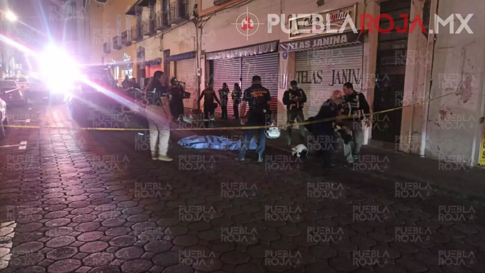 Muere mujer atropellada por plataforma del convoy de la Santa Muerte en el Centro