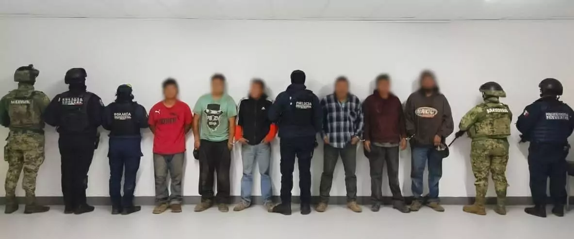 Desarticulan fuerzas de seguridad a grupo presuntamente dedicado al desmantelamiento de vehículos robados