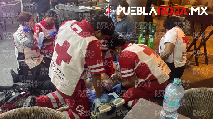 Muere cliente al infartarse en el Hotel Royalty, en el corazón de Puebla