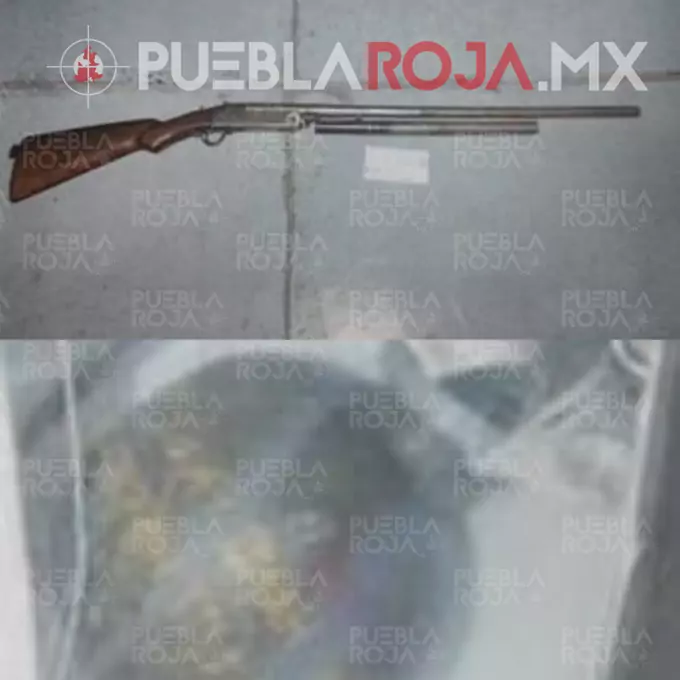Cae sujeto en Esperanza por traer una granada y un arma sin licencia