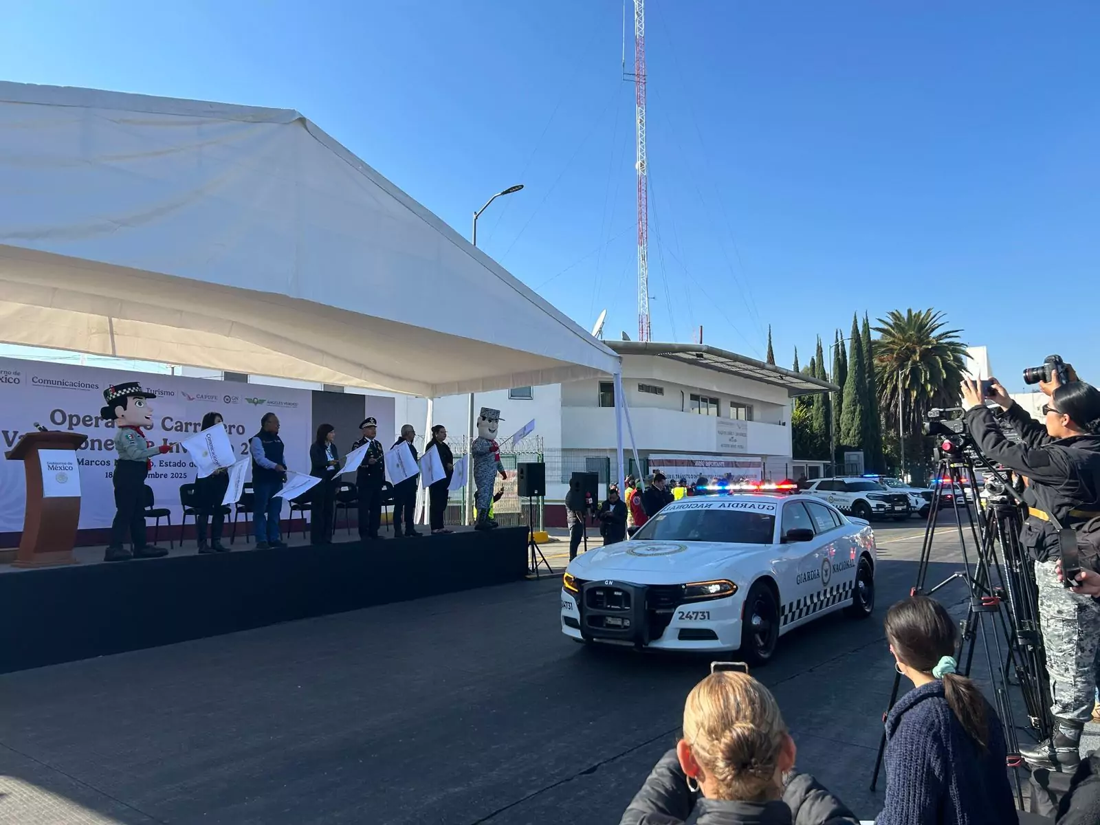 Guardia Nacional da banderazo al inicio del “Operativo Invierno 2025”.