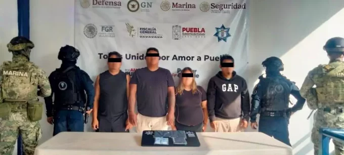 Detienen fuerzas de seguridad a cuatro extorsionadores de comerciantes