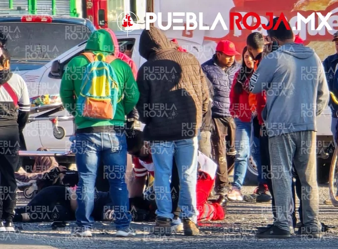 Tragedia en Tepeaca: muere adolescente tras choque de motocicleta con camioneta