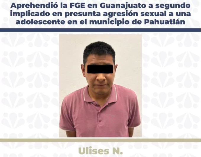 Cae en Guanajuato el segundo implicado del caso en Pahuatlán
