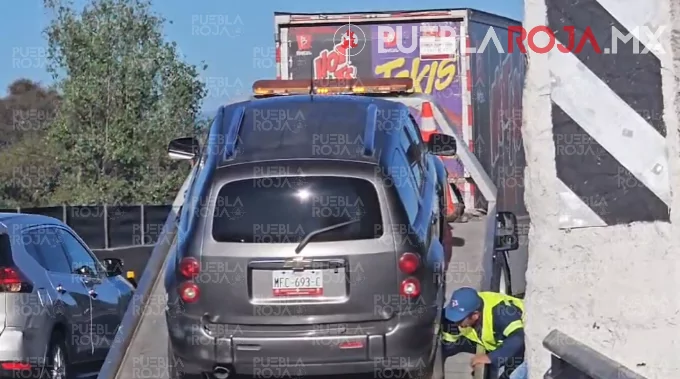 Tragedia en la México–Puebla: tras ser atropellado en Huejotzingo