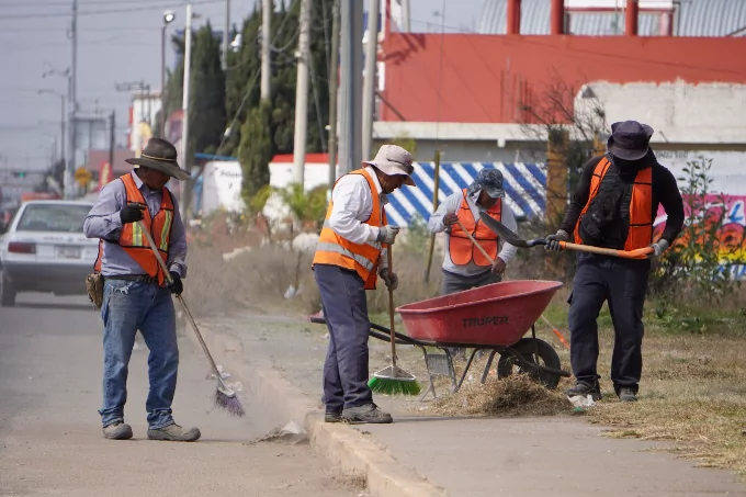 En Amozoc, el Gobierno Municipal trabaja todos los días por un municipio limpio