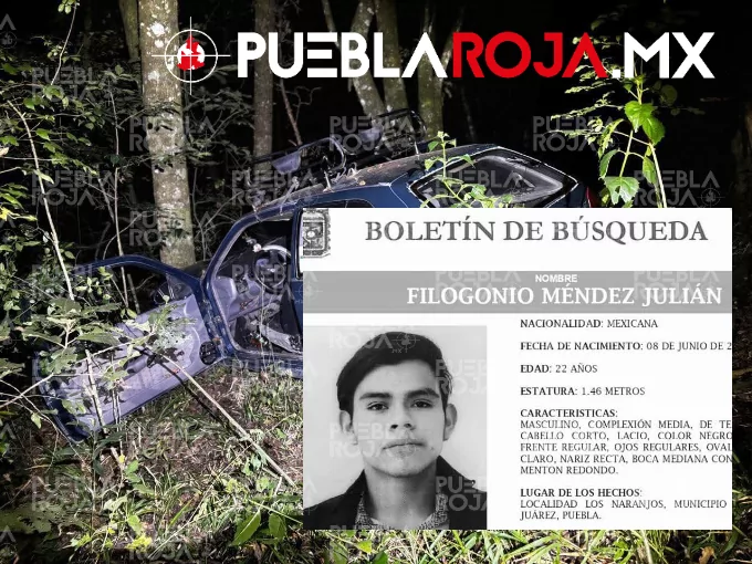 Hallan muerto a joven desaparecido: su auto cayó a un barranco de más de 20 metros en Huauchinango