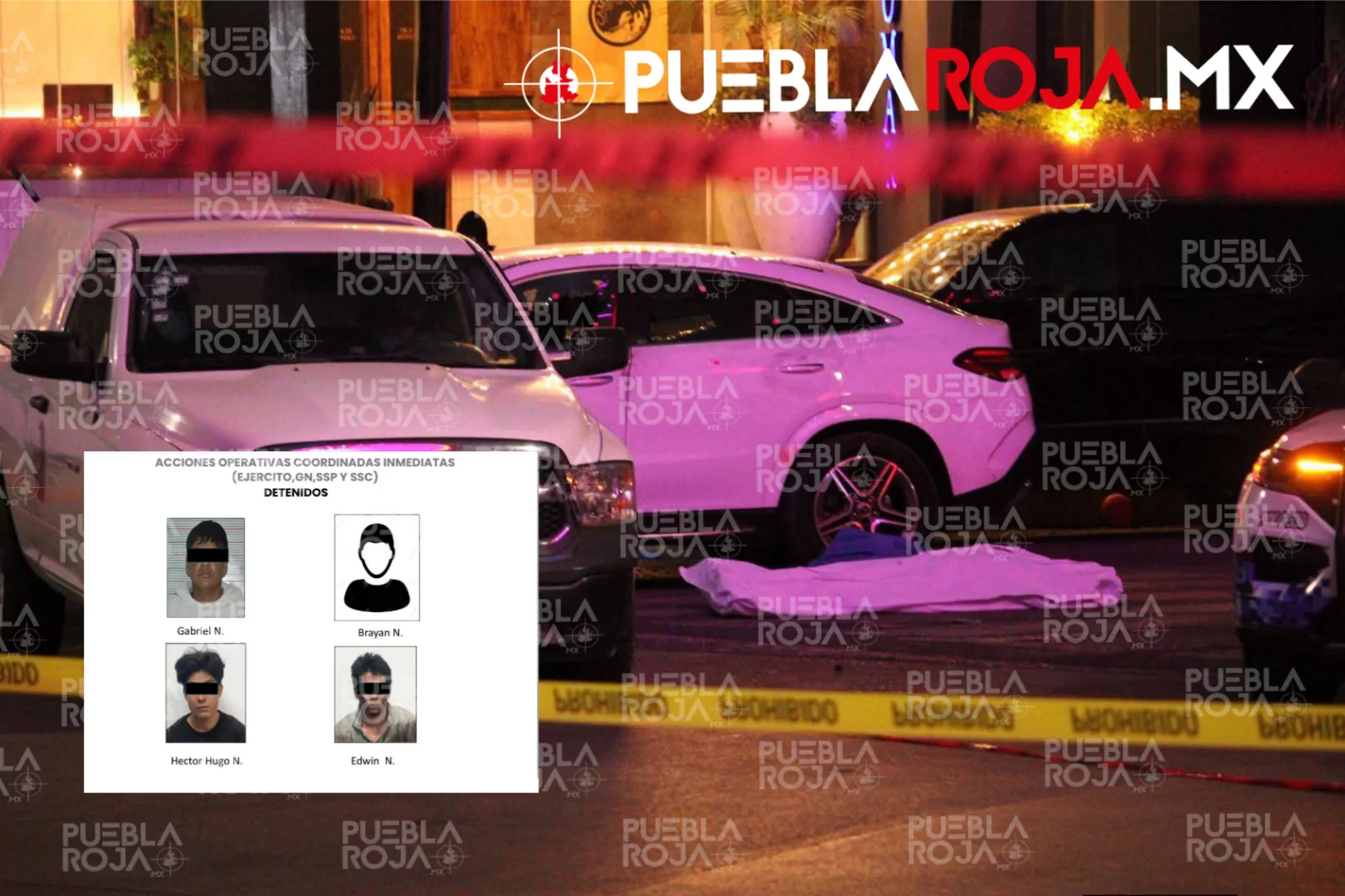 Ataque en Angelópolis dejo tres muertos y cinco lesionados: todos eran inocentes