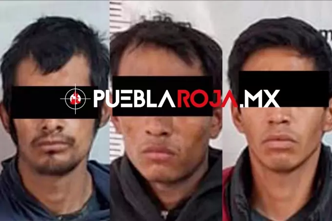 Policías de Cuautlancingo detienen a tres ladrones de cables