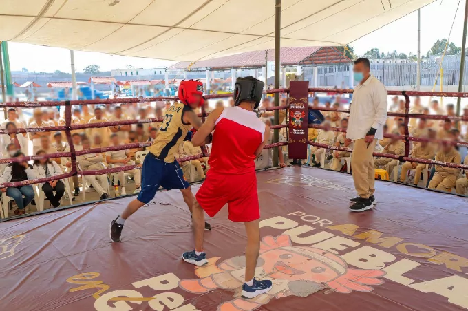 Secretarías de Seguridad Pública y Deporte realizan “1er Torneo de Box” en penal de Puebla