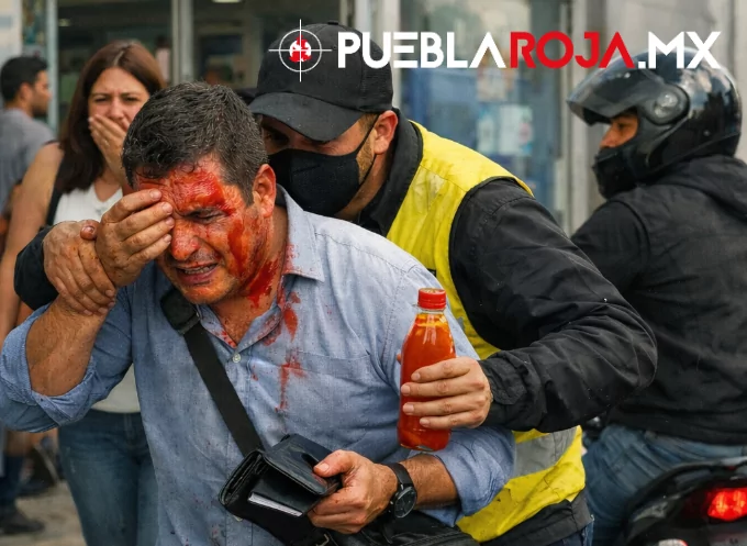 Con el nuevo truco de “manchar con salsa”, asaltan a ciudadano tras salir del banco