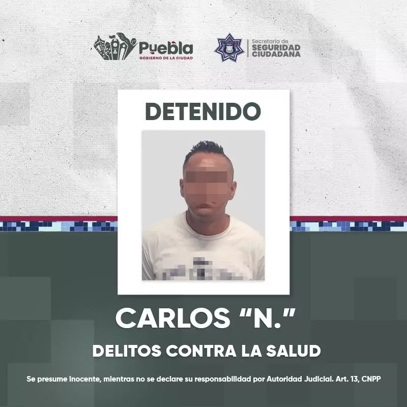 Cae presunto narcomenudista en operativo de la SSC en La Guadalupana