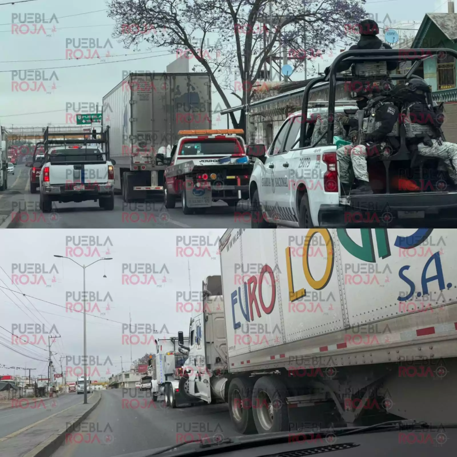 Operativo en Huixcolotla: recuperan tráiler de empresa de paquetería robado en CDMX
