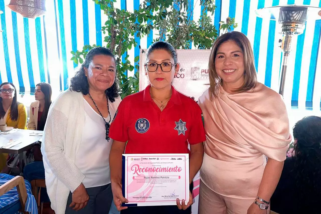 SSP reconoce a mujeres policías por su compromiso y servicio a Puebla