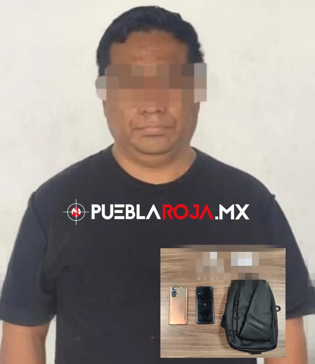 Capturan a hombre con cristal, cocaína y credencial policial apócrifa en Puebla