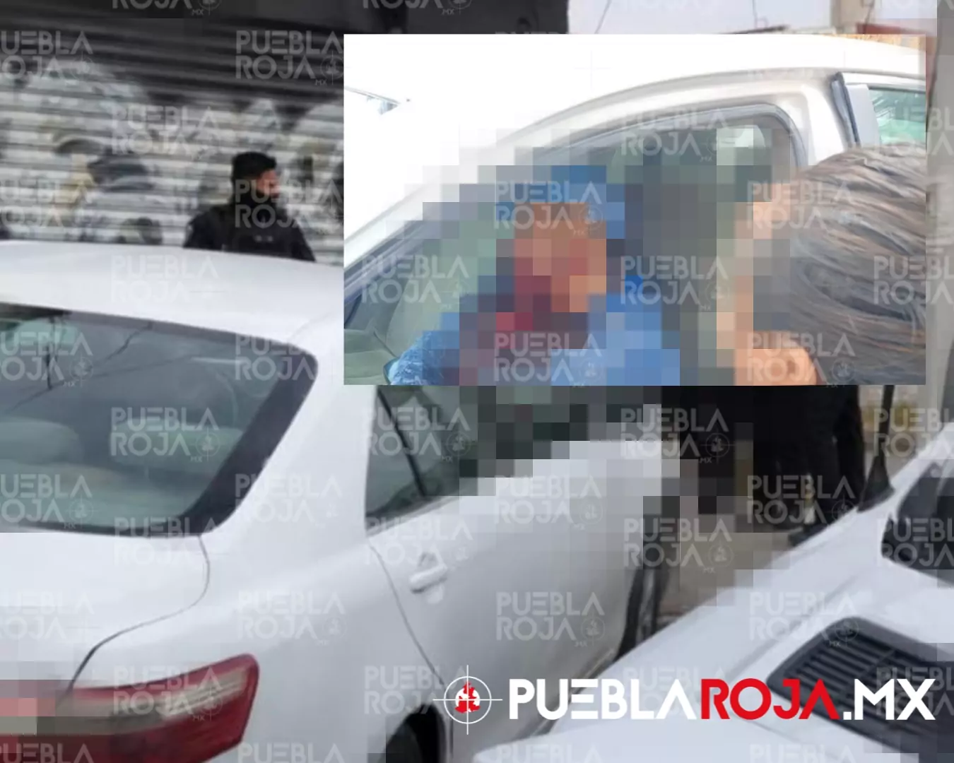 Ejecutan a conductor en Amozoc; sicarios en moto lo acribillan en plena calle