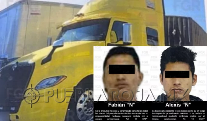 Caen dos por robar tráiler y secuestrar a chofer en la Puebla-Córdoba