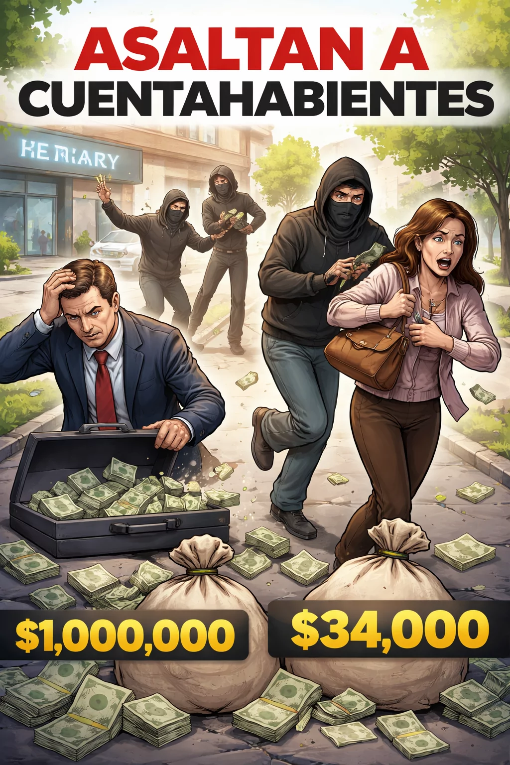 Asaltan a dos cuentahabientes en San Andrés Cholula; en uno de los casos robaron 1 millón