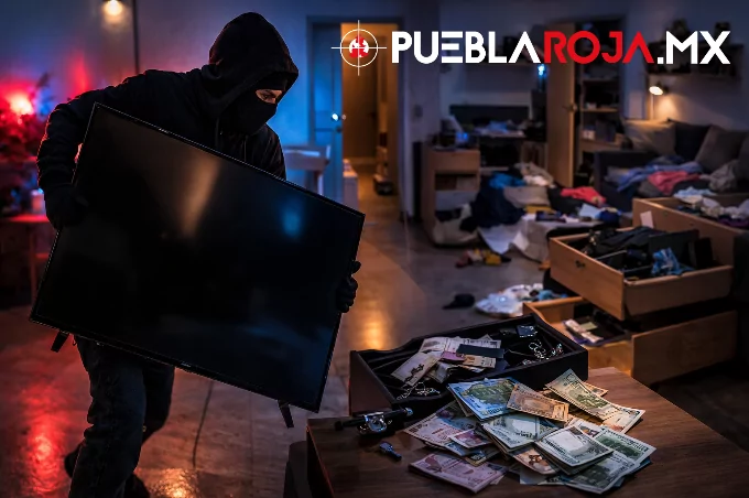 Saquean departamento en San Jorge; ladrones se llevan pantalla gigante y dinero