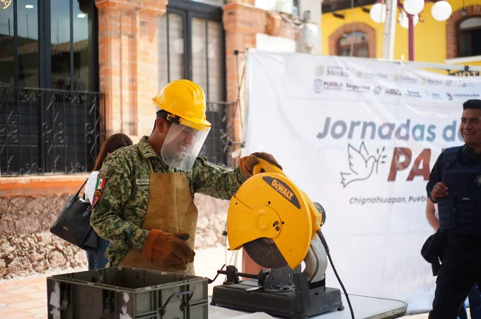Canjean armas por electrodomésticos en Tehuacán con programa federal