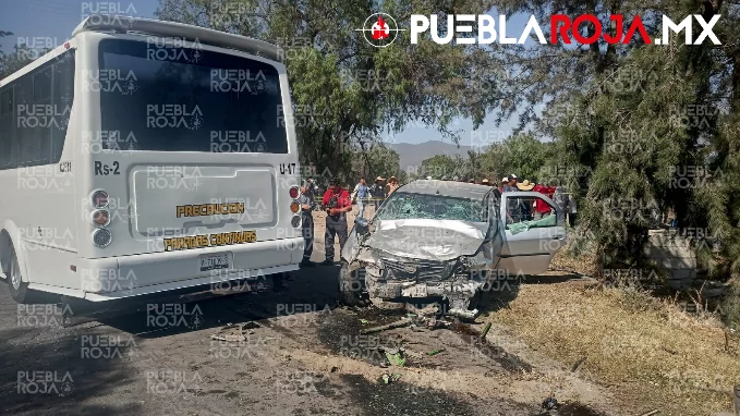 Tragedia en carretera: muere matrimonio tras choque frontal en Acatzingo