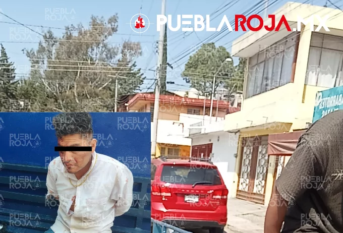 Policía Municipal detiene a sujeto en estado inconveniente en Tehuacán