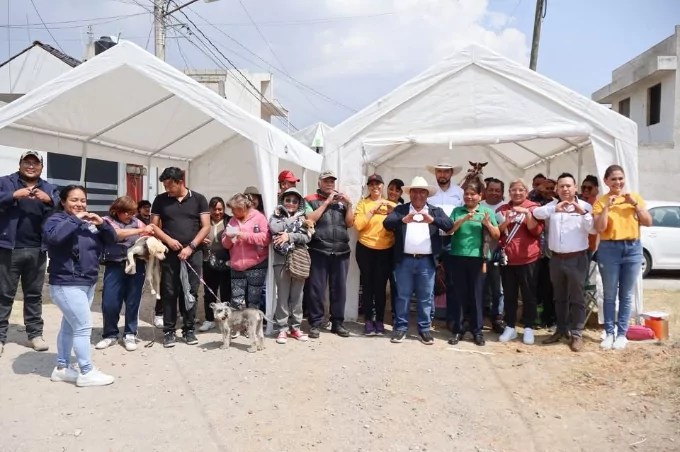 Continúan esterilizando perritos y gatitos en Amozoc