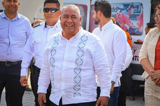 Fortalecen la seguridad en Amozoc con entrega de patrullas y equipo táctico a personal de la Secretaría de Seguridad Ciudadana