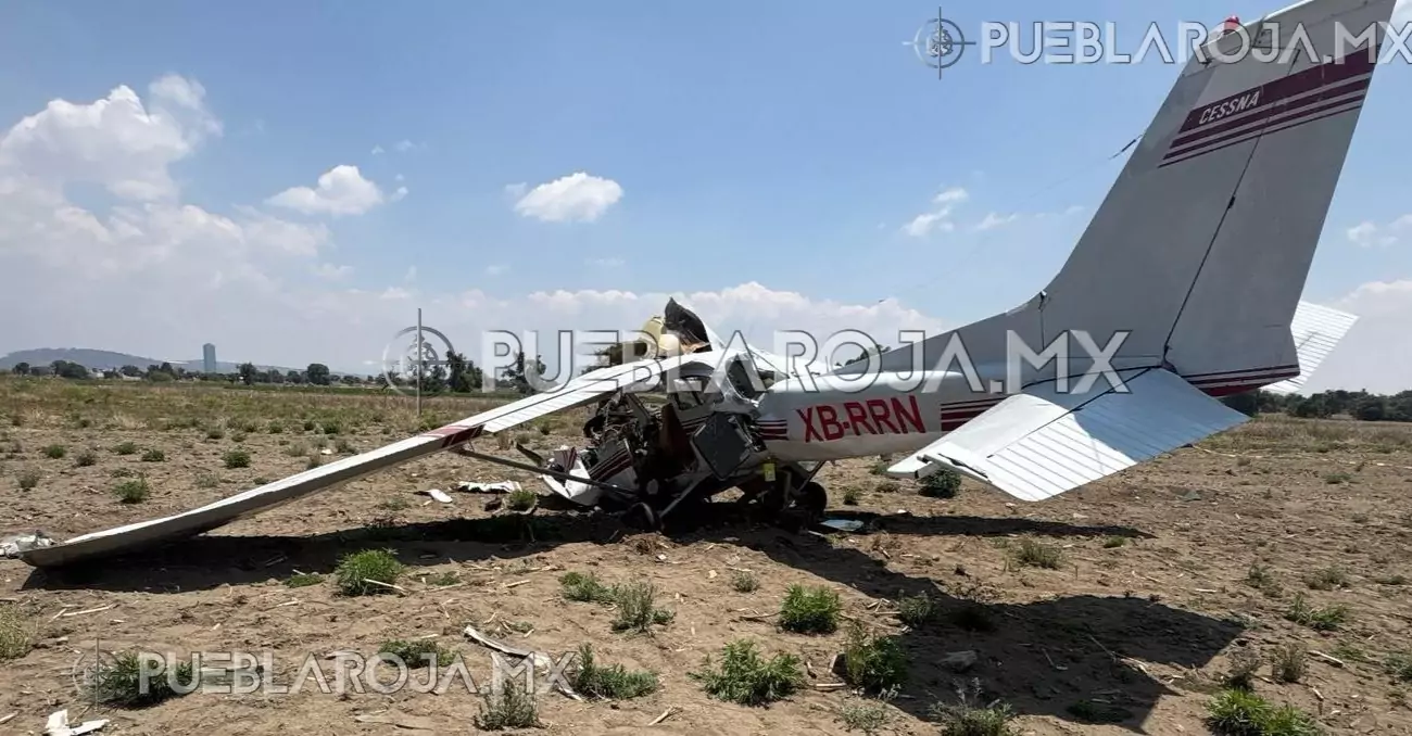 FOTOS Y VIDEOS: ¡Avionetazo en Huejotzingo! Los 4 tripulantes murieron