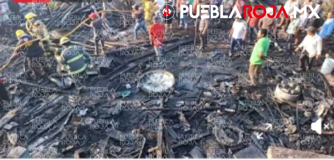 Explosión en polvorín clandestino deja heridos en Xaltepuxtla; ardió vivienda