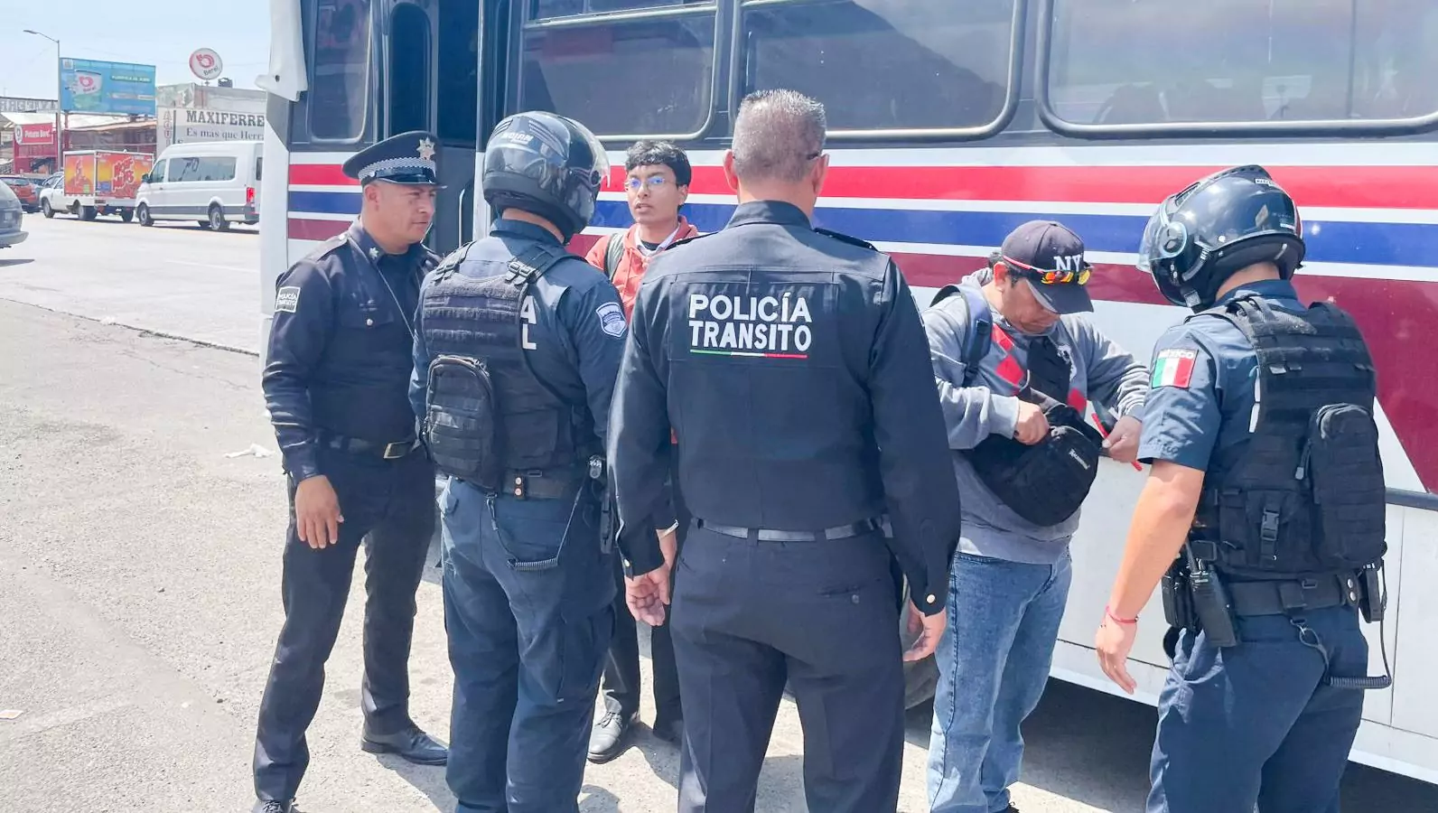 Amozoc refuerza “Pasajero Seguro” para proteger a usuarios del transporte