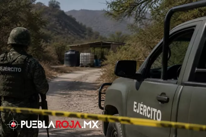 Ejército localiza narcolaboratorio en Chila de la Sal tras detectar fuerte olor a químicos