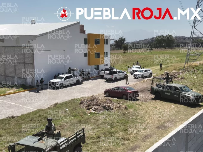 Participa Guardia Nacional en operativo interinstitucional en Puebla; asesta golpe a la delincuencia organizada y sus bases logísticas