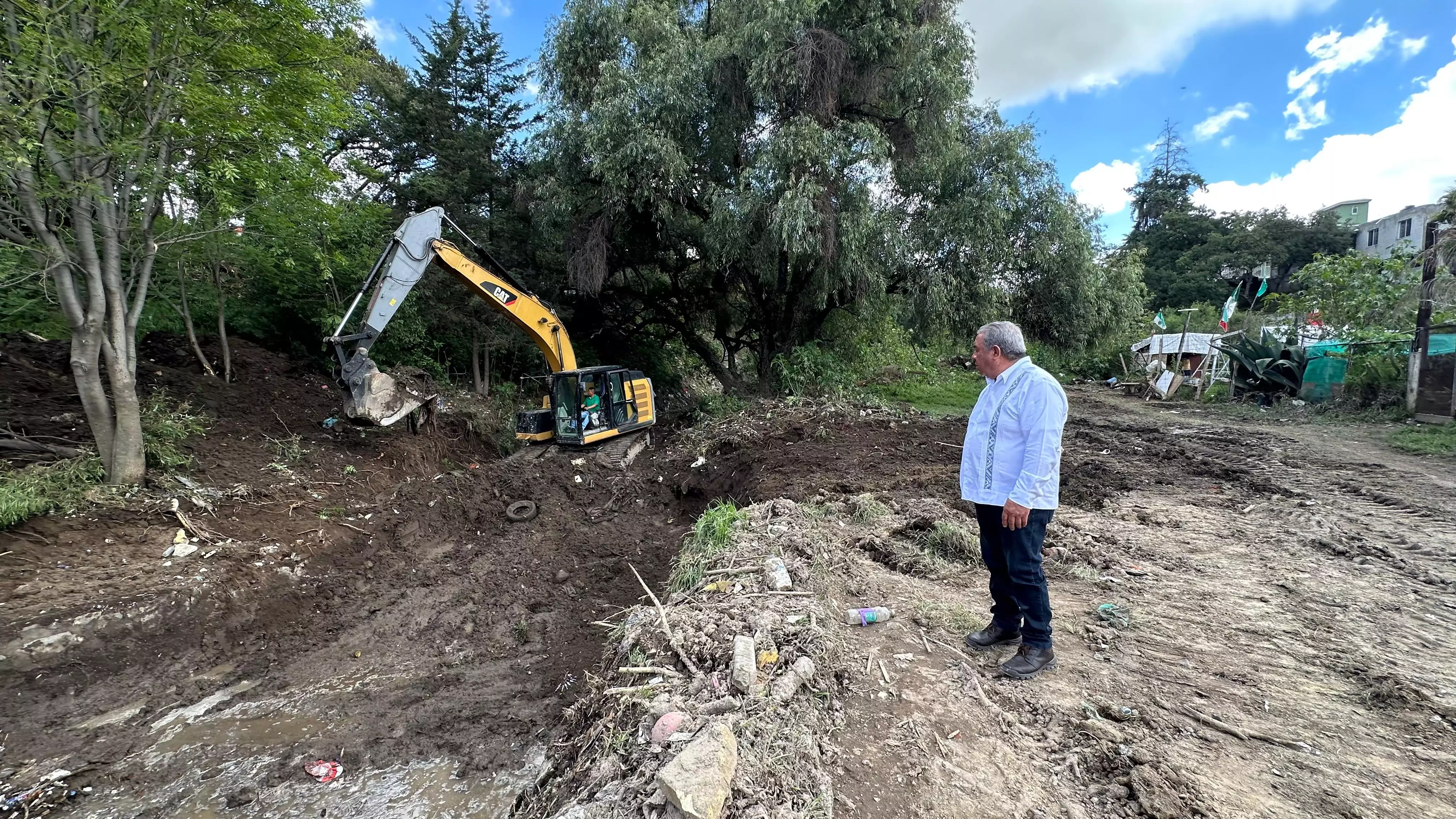 Gobierno de Amozoc refuerza acciones para atender afectaciones por lluvias en Chachapa