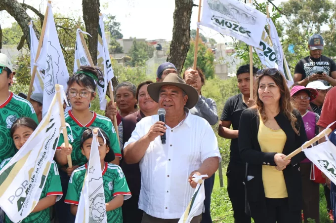 Severiano de la Rosa impulsa obras de agua potable y drenaje sanitario en beneficio de las familias de Las Cruces