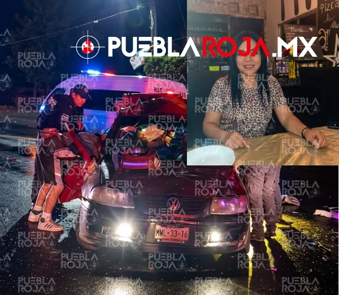 Muere maestra tras brutal choque frente a Bodega Aurrera en Izúcar