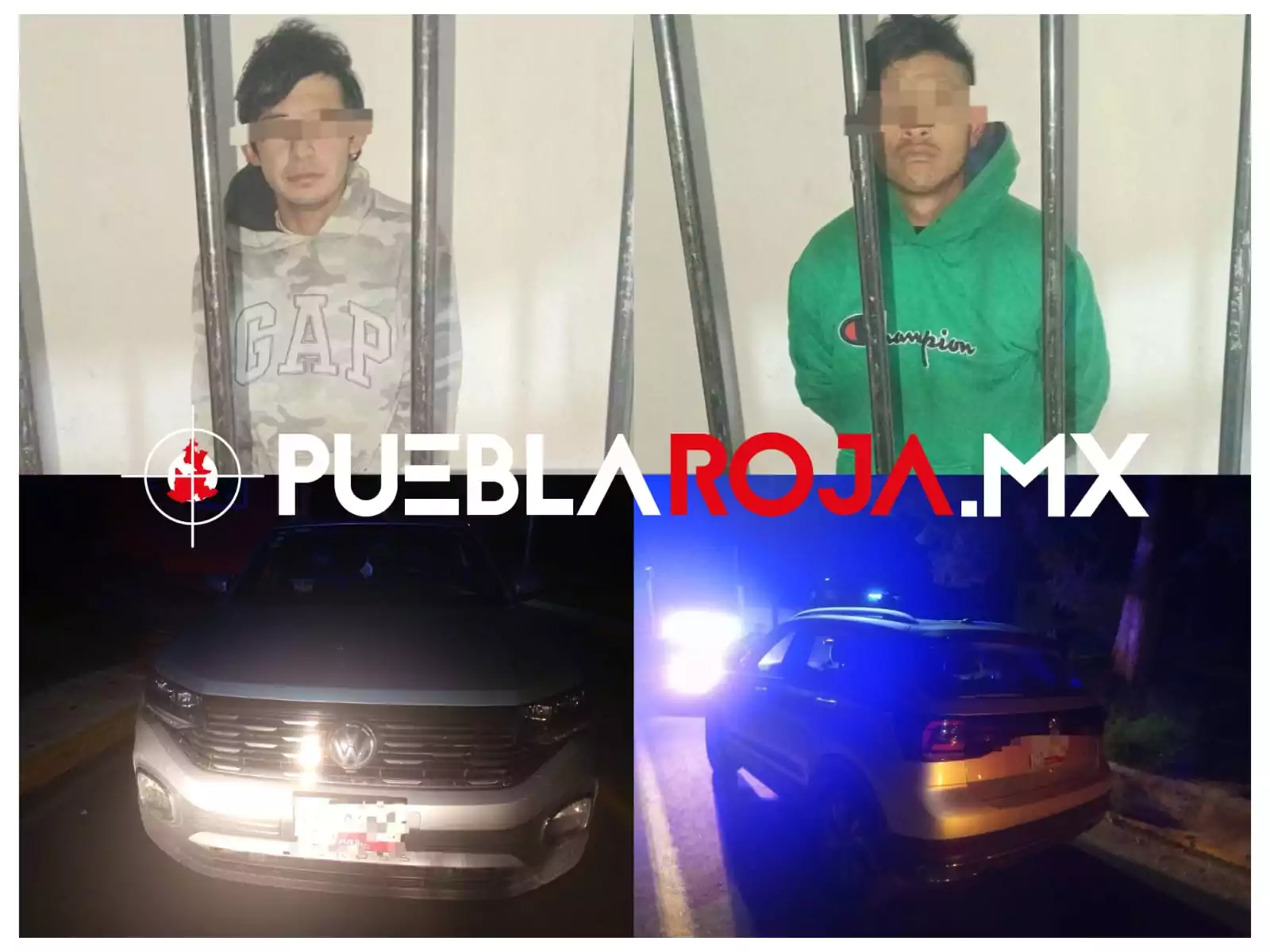 ¡Persecución de película! Caen poblanos con camioneta robada tras operativo entre Puebla y Tlaxcala