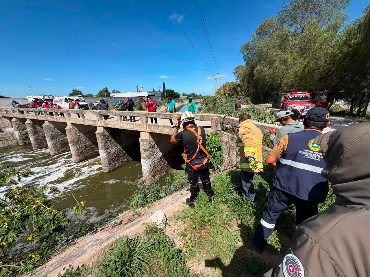 Localizan el cuerpo de Ernesto N., motociclista desaparecido en el Canal de Valsequillo
