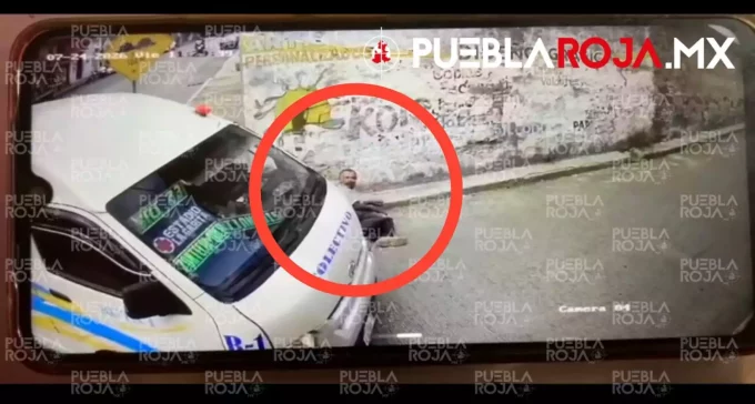 Chofer de ruta 1 atropella a peatón y se retira como si nada en Teziutlán