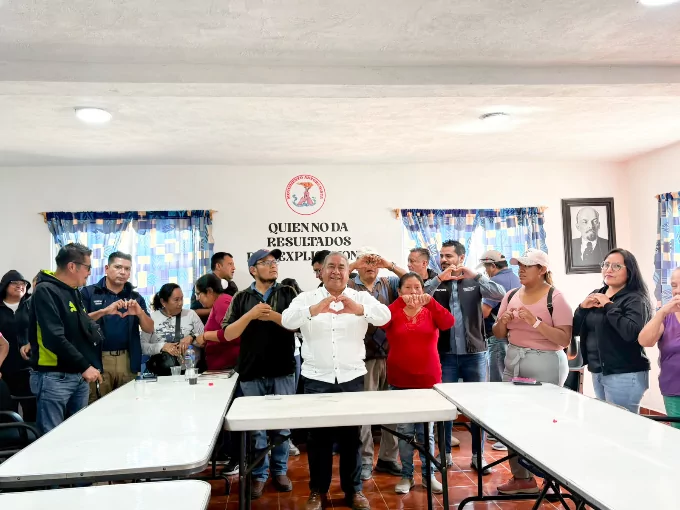 Atiende Severiano de la Rosa a colonias Antorchistas de Amozoc mediante diálogo y trabajo coordinado