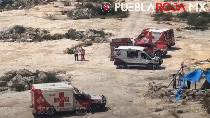 Tragedia en cantera de Tehuacán; adulto mayor muere tras caer más de 35 metros