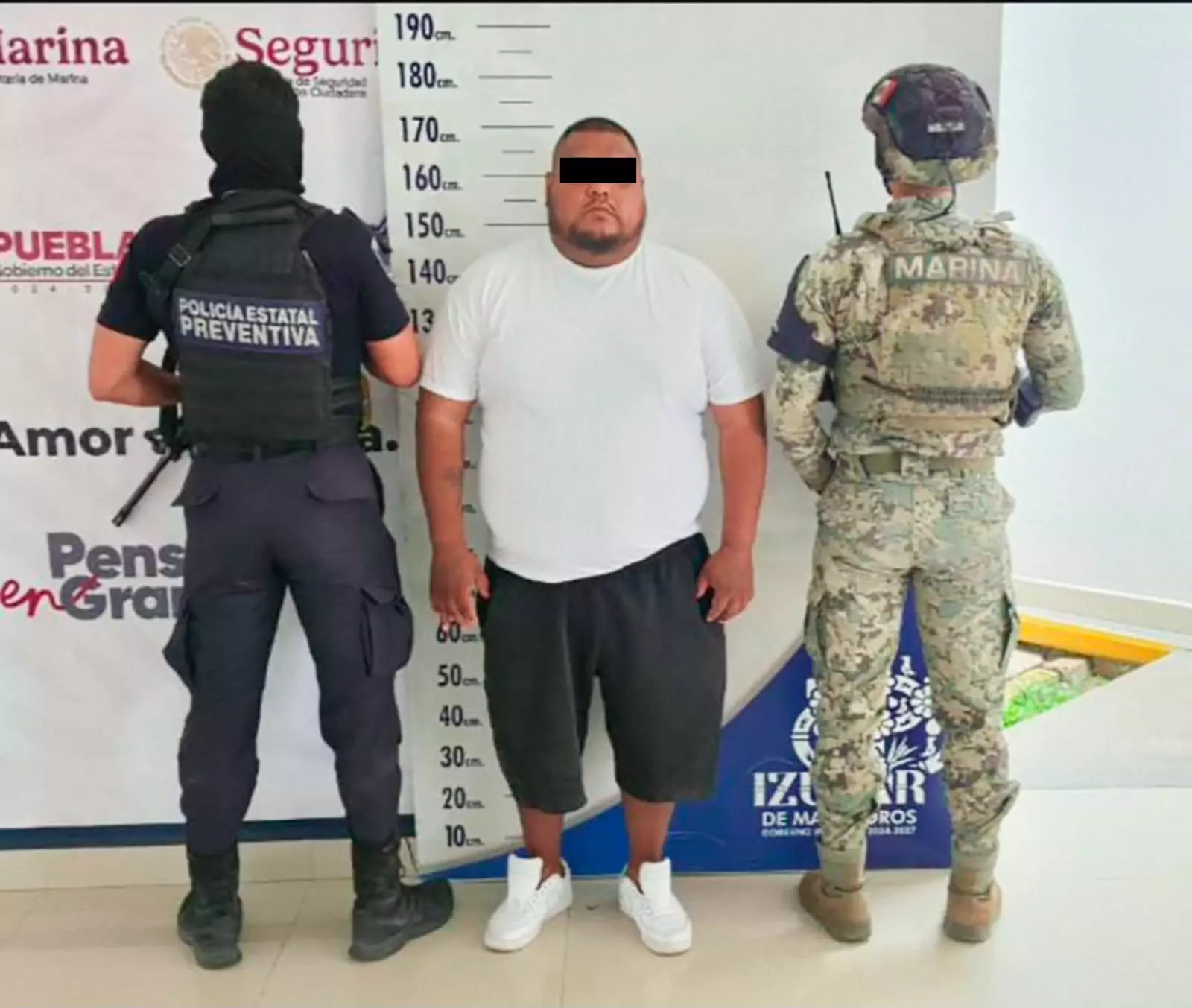 SSP detiene en Izúcar a presunto operador de “Los Kaikas” con droga y cartuchos