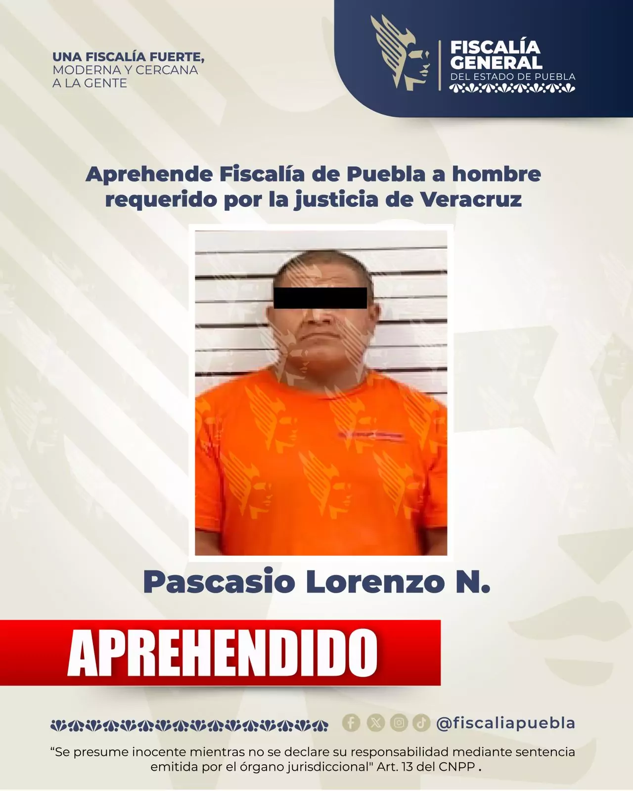 Cae en Cuautlancingo presunto responsable de lesiones; era buscado en Veracruz