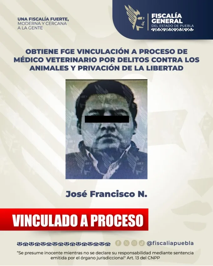 Vinculan a proceso a veterinario por apoderarse de un perro y privar de la libertad a su dueña