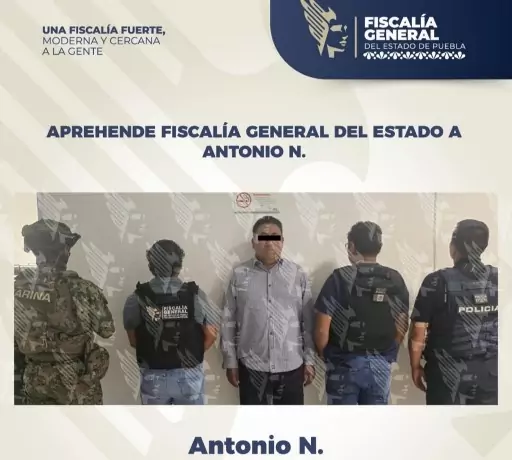 Secretario de Seguridad de Atlixco fue detenido por abuso de autoridad y cohecho: FGE; audiencia será el 19 de agosto