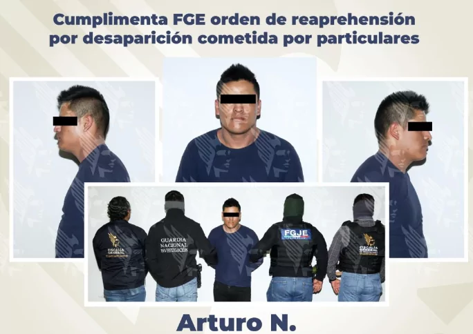 Cumplimenta FGE orden de reaprehensión por desaparición cometida por particulares